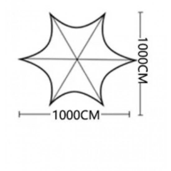 ПРОКАТ Шатер Звезда (10 м*10 м)
