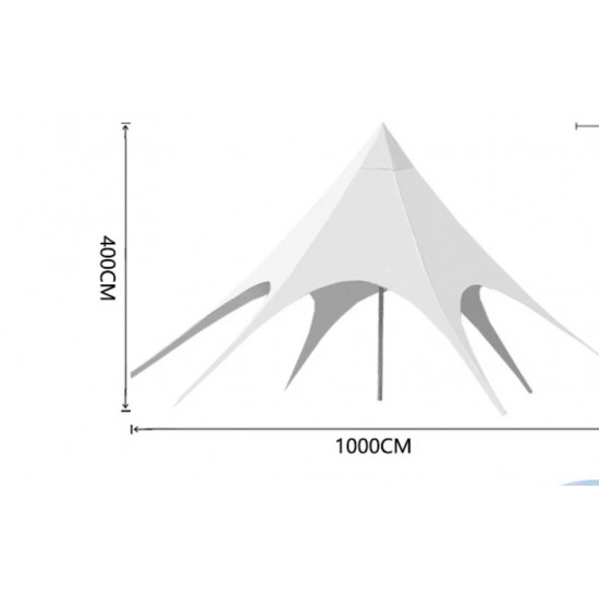 ПРОКАТ Шатер Звезда (10 м*10 м)