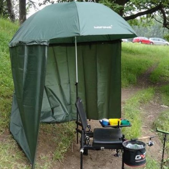 ПРОКАТ Зонт рыболовный MIFINE с тентом от ветра